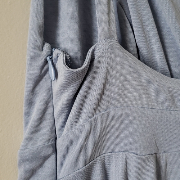 Kimchi Blue Veruca romper, faux wrap in periwinkle - Picture 3 of 8